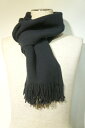 GILBERT WILSON OF HAWICK PLAIN WARP KNIT SCARF -BLACK- Сȡ륽󡡥֡ϥååɡޥե顼̵ϡ֥å