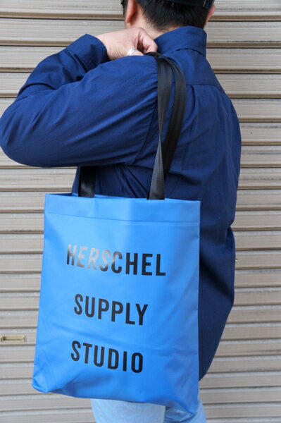 【HERSCHEL SUPPLY】【STUDIO COLLECTION】 KERAMAS TARPAULIN -BLUE- 10274-01276 ハーシェルサプライ スタジオコレクション ケラマス トートバッグ ターポリン ブルー