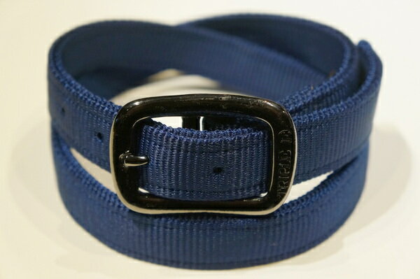  NYLON WAVING BELT -NAVY-　トリプルイー　ナイロン　ウェイビング　ベルト　ネイビー　紺