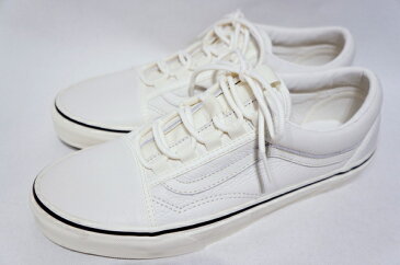 【VANS LIFESTYLE】 UA OLD SKOOL GHILLIE -LEATHER MARSH MALLOW- VN0A3TKIFH9　バンズ　ライフスタイル　オールドスクール　ギリー　レザー　ホワイト