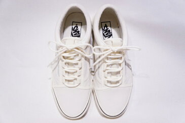 【VANS LIFESTYLE】 UA OLD SKOOL GHILLIE -LEATHER MARSH MALLOW- VN0A3TKIFH9　バンズ　ライフスタイル　オールドスクール　ギリー　レザー　ホワイト