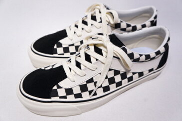 【VANS LIMITED】 BOLDNI -CHECKER BOARD BLACK MARSHAMLLOW- VN0A3WLPR6R　バンズライフスタイル　ボルド　ニー　チェッカー　ボード　ブラック　マシュマロ