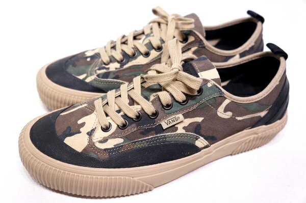 ヴァンズ レザースニーカー メンズ 【VANS SURF】 DESTRUCT SF -NOMAD CAMO CAMO NOMAD- VN0A4BTLTGA　バンズ　サーフ　デストラクト　レザー　ノマド　カモフラージュ