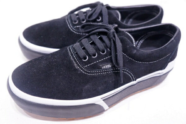 【VANS LIFESTYLE】 ERA STACKED -SUEDE BLACK GUM- VN0A4BTOLF9　バンズ　ライフスタイル　エラ　スタックド　スニーカー　スエード　ブラック　ガム