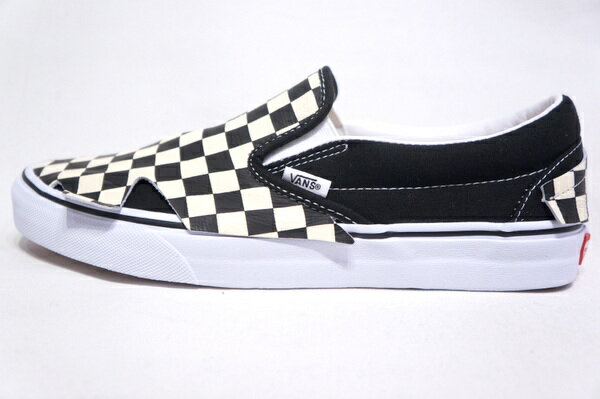 【VANS 48 PRS】 CLASSIC SLIP ON ORIGAMI -CHECKER BOARD TRUE WHITE- VN0A4TZTQXH　バンズ　ライフスタイル　48　クラシックスリッポン　オリガミ　チェッカーボード　トゥルーホワイト