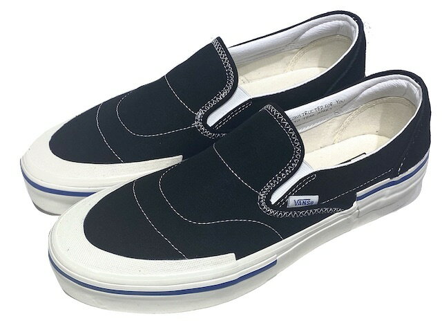 【VANS ANAHEIM FACTORY】SLIP ON RECONSTRU -BLACK- VN000BW4BLK　バンズ　アナハイムファクトリー　スリッポン　リコンストラクション　ブラック　アメリカ企画