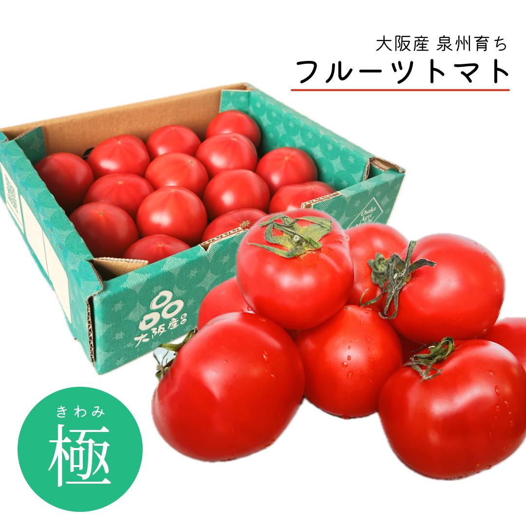大阪 泉州育ち フルーツトマト 極 1箱 約1kg