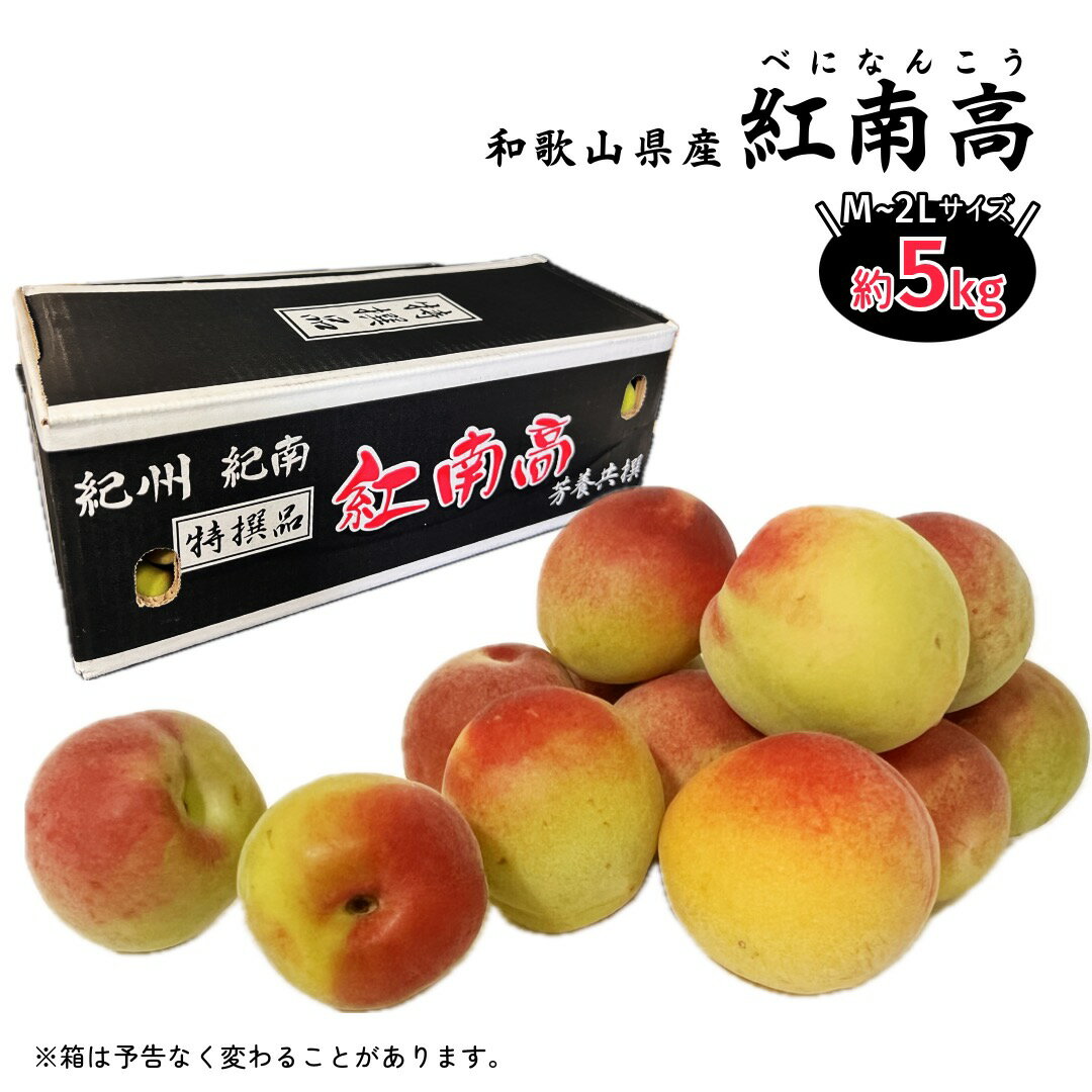 Rakuten - 梅 南高梅 紀州紅南高梅 和歌山産 完熟 М〜2L 約5kg 梅干し 梅酒 梅シロップ 国産 ギフト お中元 父の日 贈り物