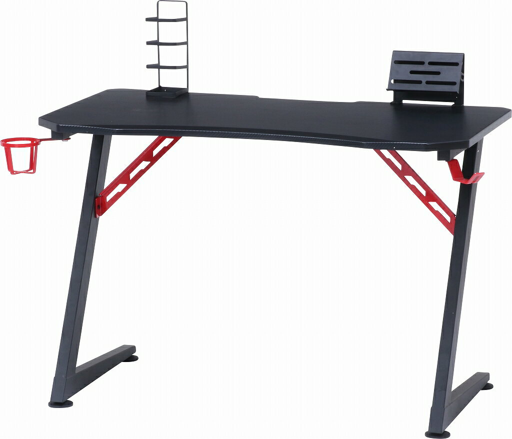 デスク下に格納できる「ヘッドフォンフック」と「ドリンクホルダー」付き。 組み立て時に左右どちらでも取り付けが可能です。 お好みの位置に設置できるコントローラースタンド付き。 様々なコントローラーを乗せることができます。 お好みの位置に設置で...