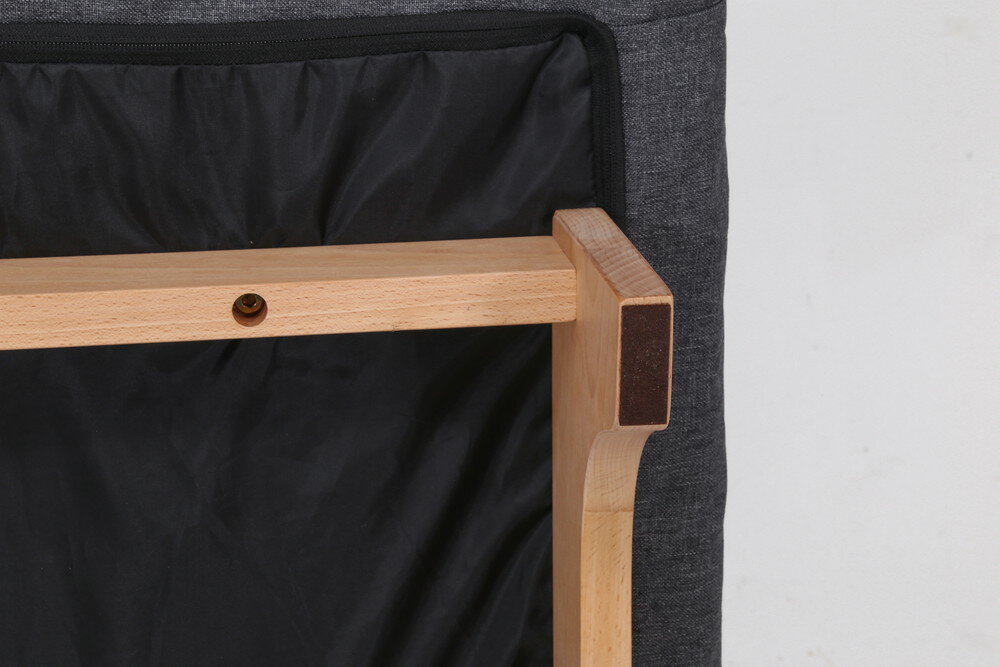 ダブルクッション座椅子 フィット2 1P DGY メーカー直送 [2]