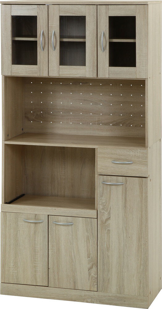 ハイキッチンボード 180×90 ホワイトオーク　メーカー直送