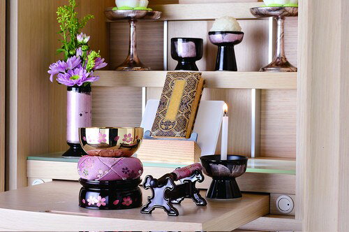 桜蒔絵おりん5点セット　メーカー直送