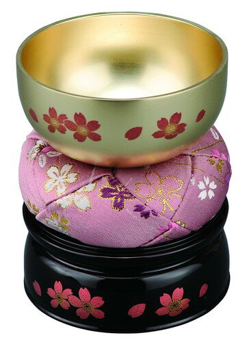 桜蒔絵おりん5点セット　メーカー直送