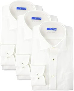 ドレスコード101 ノーアイロン 長袖ワイシャツ 3枚セット 洗って干してそのまま着る 綿100% の優しい着心地 シンプルがかっこいい シーンを選ばないデザイン 超形態安定 EATO-3SET メンズ