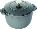 staub ストウブ 「 ラ ココット de GOHAN グレー S 12cm 」 ご飯鍋 炊飯 1合 鋳物 ホーロー 鍋 炊飯器 日本正規販売品 La Coc...