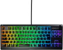 SteelSeries ゲーミングキーボード テンキーレス 有線 Apex 3 TKL US 英語配列 静音スイッチ IP32防滴 24キー同時押し対応 ブラック(2)