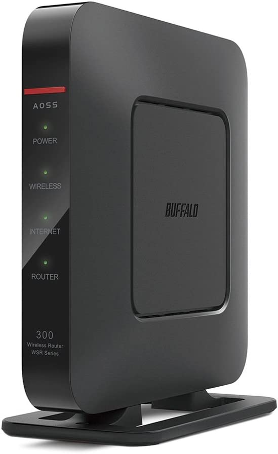 BUFFALO 11n/g/b 無線LAN親機(Wi-Fiルーター) エアステーション Qrsetup ハイパワー Giga Dr.Wi-Fi 300Mbps WSR-300HP (利用推奨環境1人 ワンルーム)