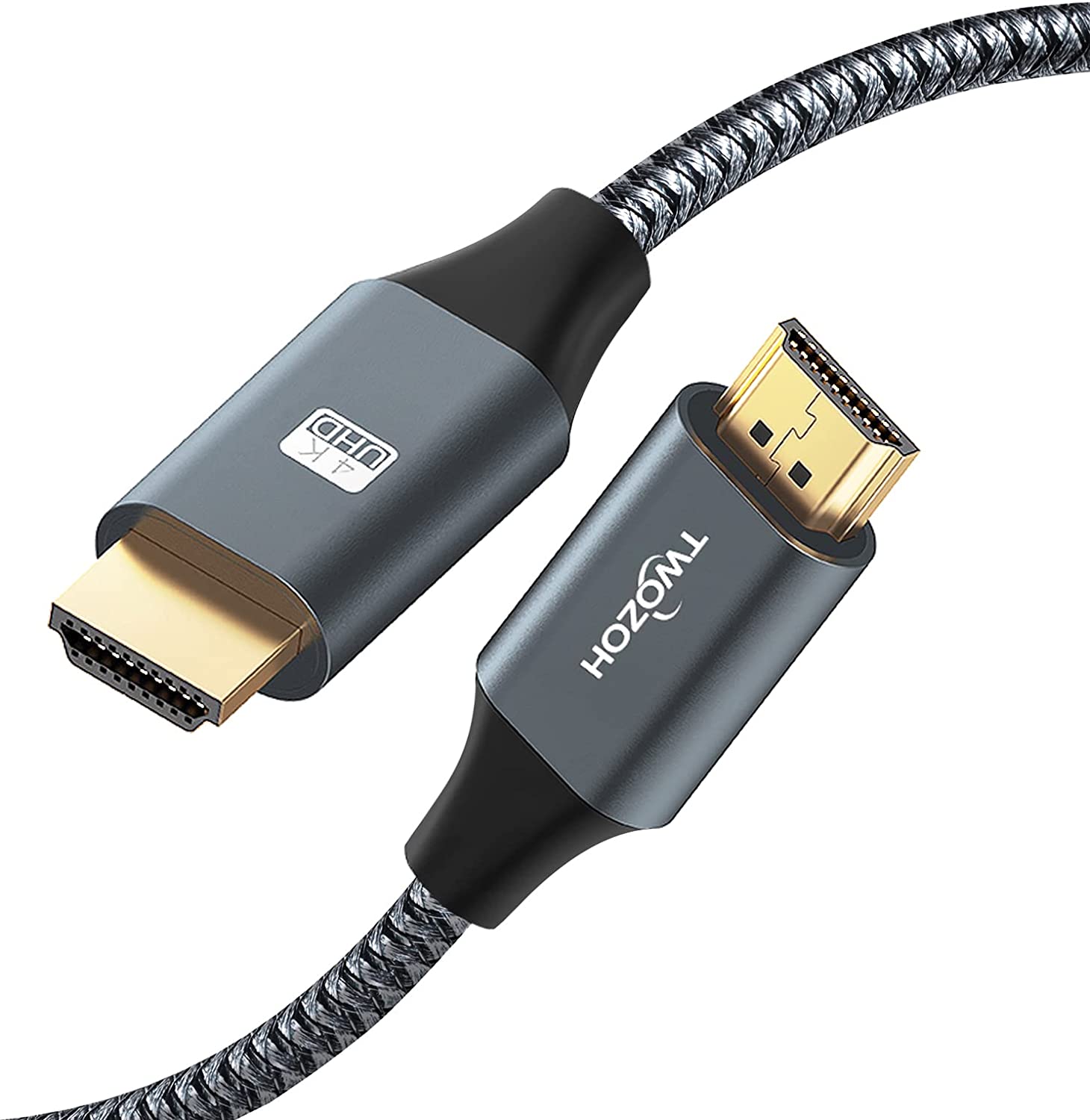 HDMIケーブル 10M Twozoh HDMI 2.0 規格 4K UHD @60Hz対応 4K 2160p(UHD) /440p (QHD) /1080p (HD) 高速イーサネット 編み組の HDMI ケーブル Nintendo Switch,