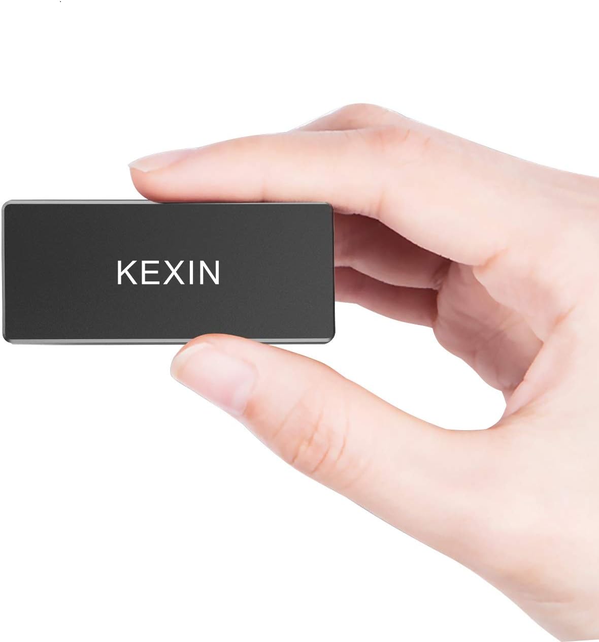 KEXIN ポータブルSSD 250GB USB3.1 Gen2 外付SSD ミニSSD Type-Cに対応 PS4、Windows、MAC、Android、Linuxに適用 超小型高速伝送 耐衝撃 黒