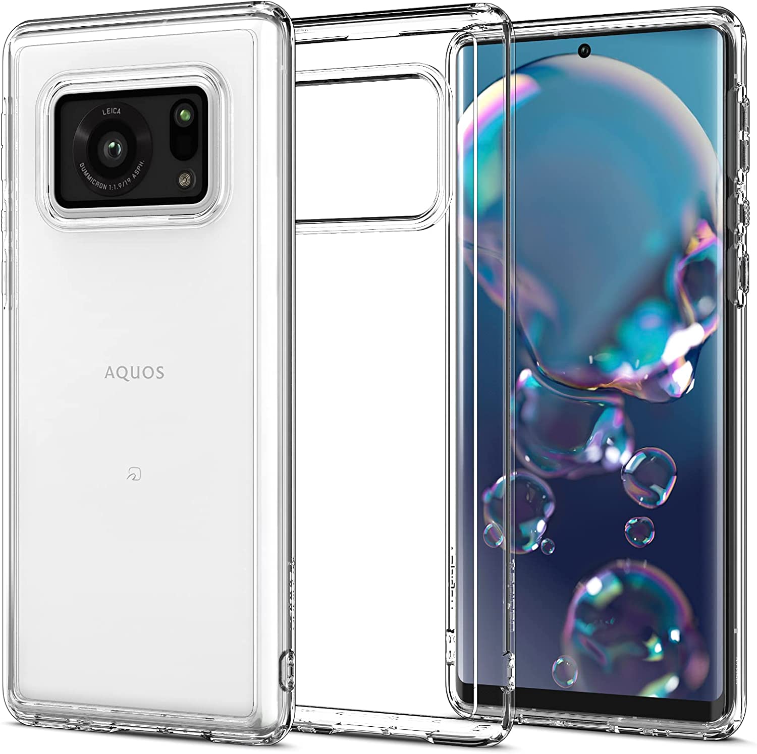 Spigen AQUOS R6 P[X docomo SH-51B / softbank SʃNA Xgbvz[ ϏՌ ČRMILKi擾 Eg nCubh ACS03143 (NX^ NA)