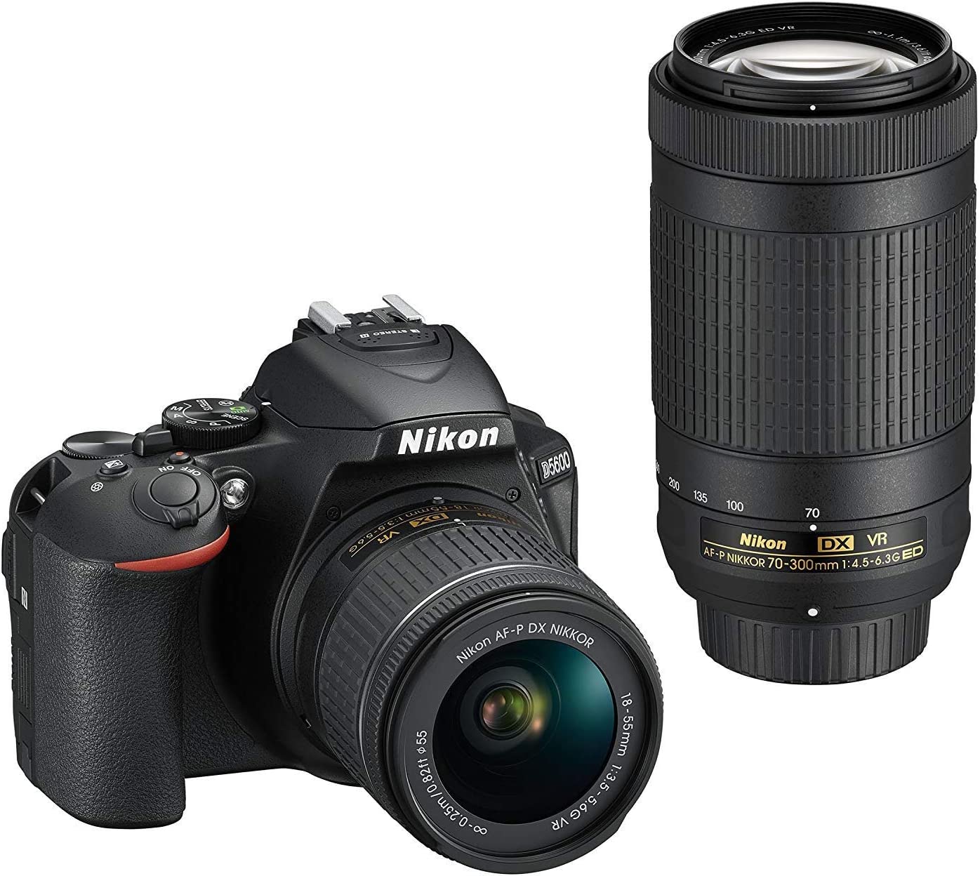 nikon Nikon デジタル一眼レフカメラ D5600 ダブルズームキット ブラック D5600WZBK