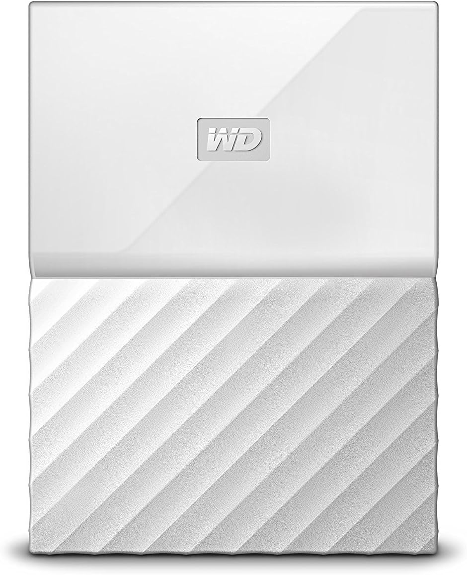 WD HDD ポータブル ハードディスク 3TB USB3.0 ホワイト 暗号化 パスワード保護 ( PS4 / PS4pro 対応) 3年保証 My Passport WDBYFT0030BWT-WESN