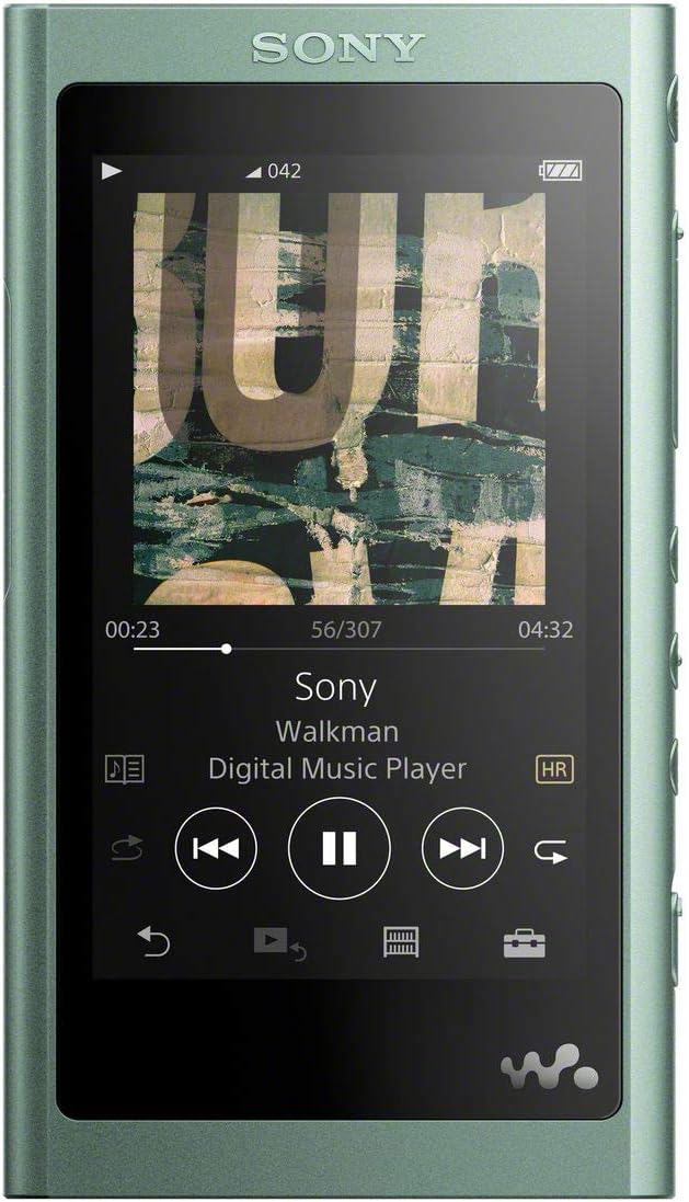 ソニー ウォークマン Aシリーズ 16GB NW-A55 : MP3プレーヤー Bluetooth microSD対応 ハイレゾ対応 最大45時間連続再生 2018年モデル ホライズングリーン NW-A55 G