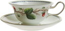 ウェッジウッド(Wedgwood) カップ_ソーサー ワイルドストロベリー アーカイブ ティー ピオニー 並行輸入品 40007435/7434