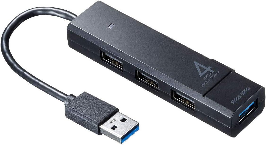 TTvC USB3.1 Gen1+USB2.0R{nu 4|[g oXp[ ubN USB-3H421BK