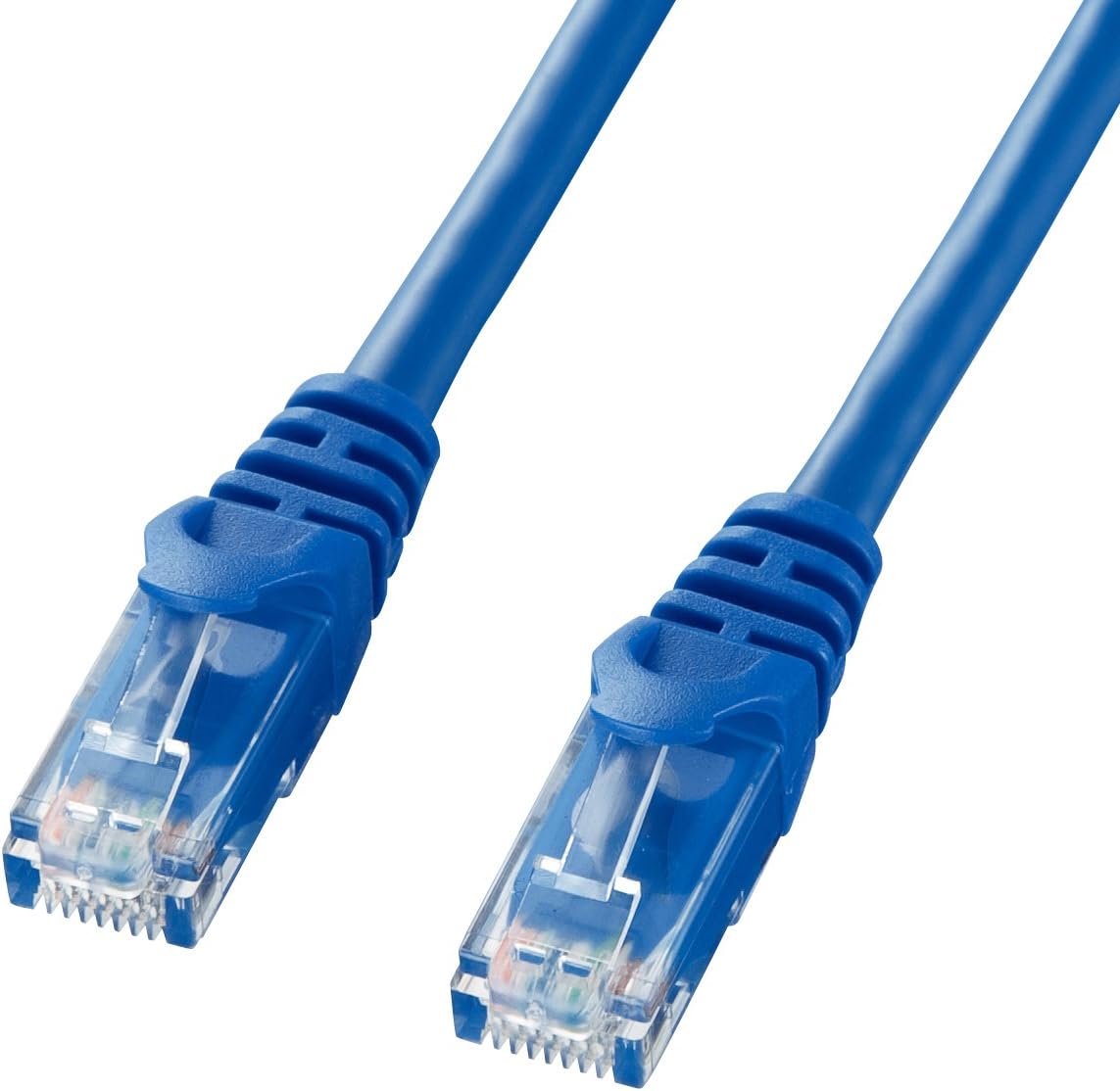 TTvC CAT6LANP[u (5m) UTP 1Gbps/250MHz RJ45 c܂h~ u[ LA-Y6-05BL