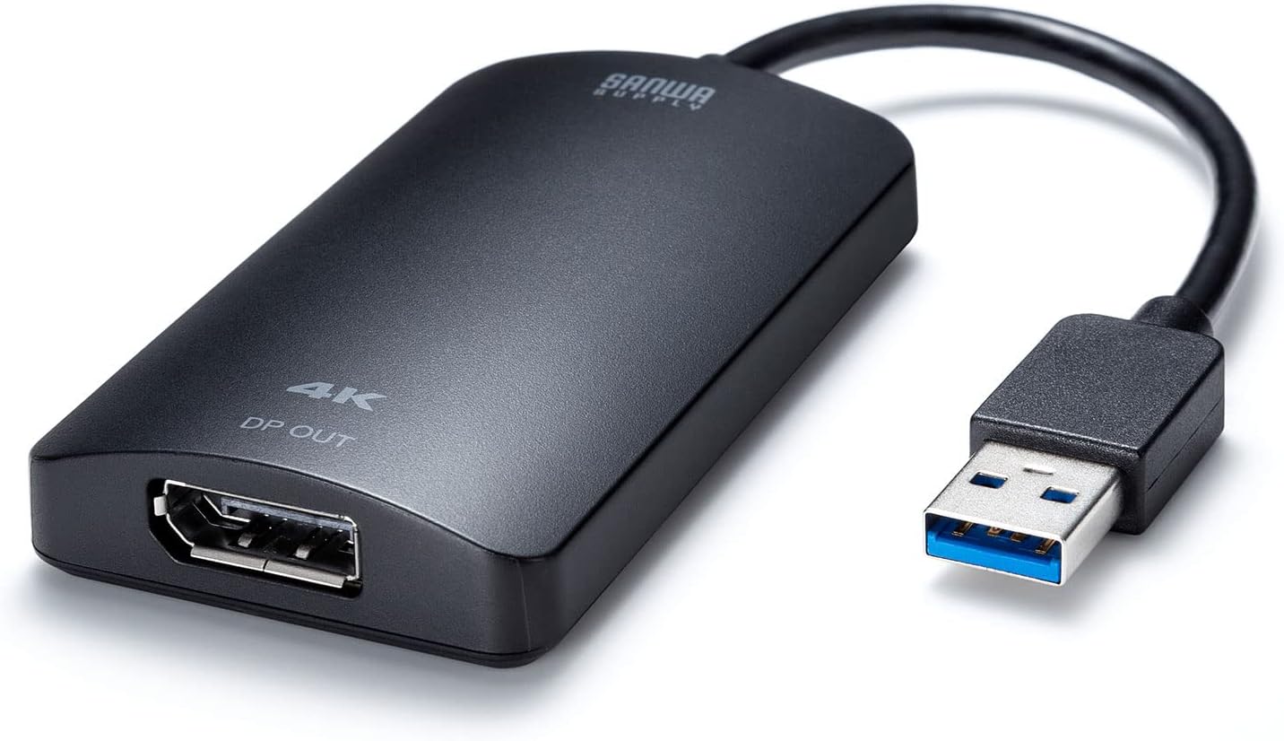 TTvC USB3.2-DisplayPortfBXvCA_v^ (USB ARlN^ IX-DisplayPort X) 4KΉ USB-CVU3DP1