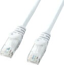 サンワサプライ CAT6LANケーブル (15m) UTP 1Gbps/250MHz RJ45 ツメ折れ防止 ホワイト LA-Y6-15W