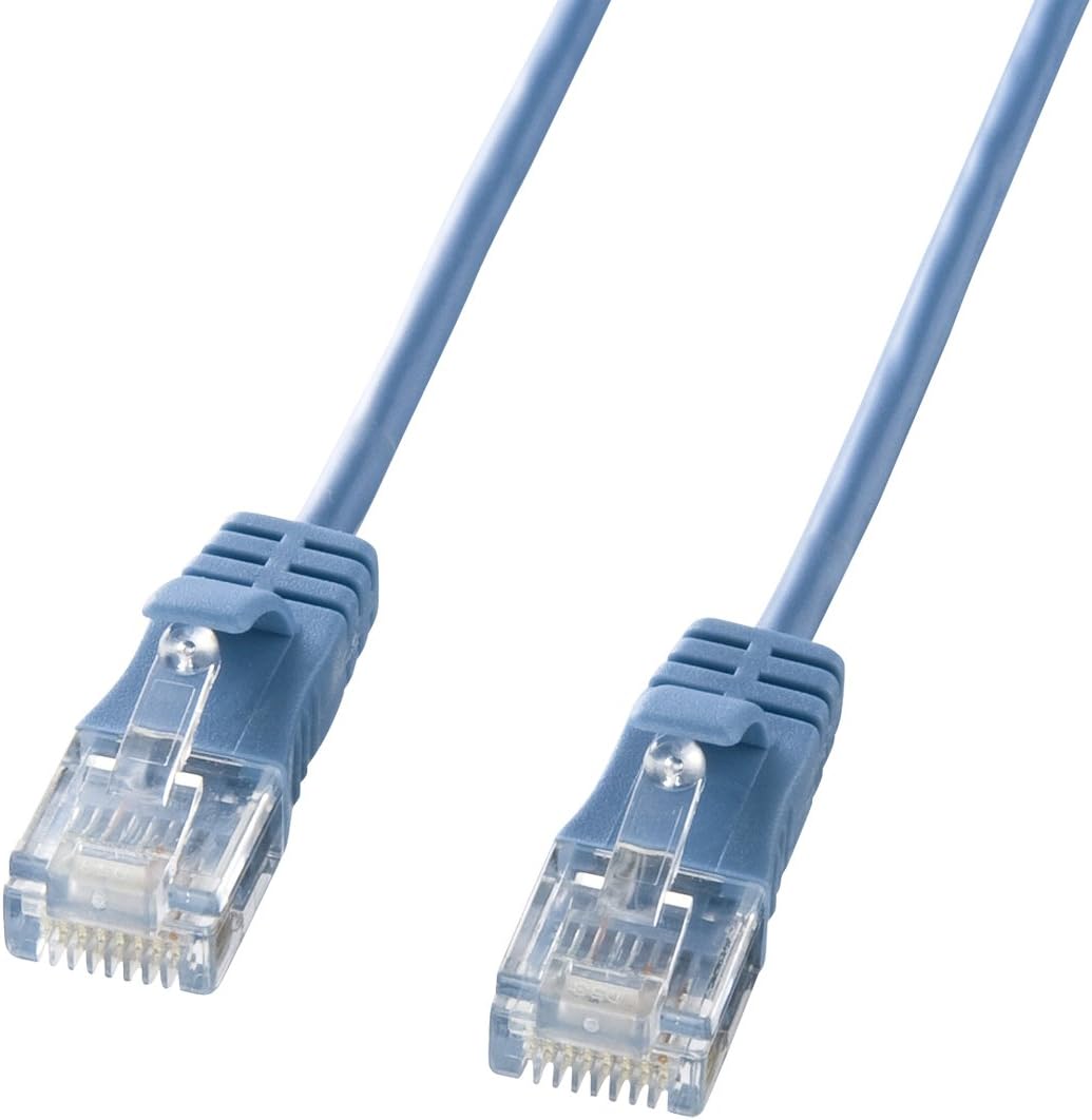 TTvC CAT6LANP[u a3.2mmɍ׃^Cv (15m) 1Gbps/250MHz RJ45 c܂h~? u[ KB-SL6-15BL