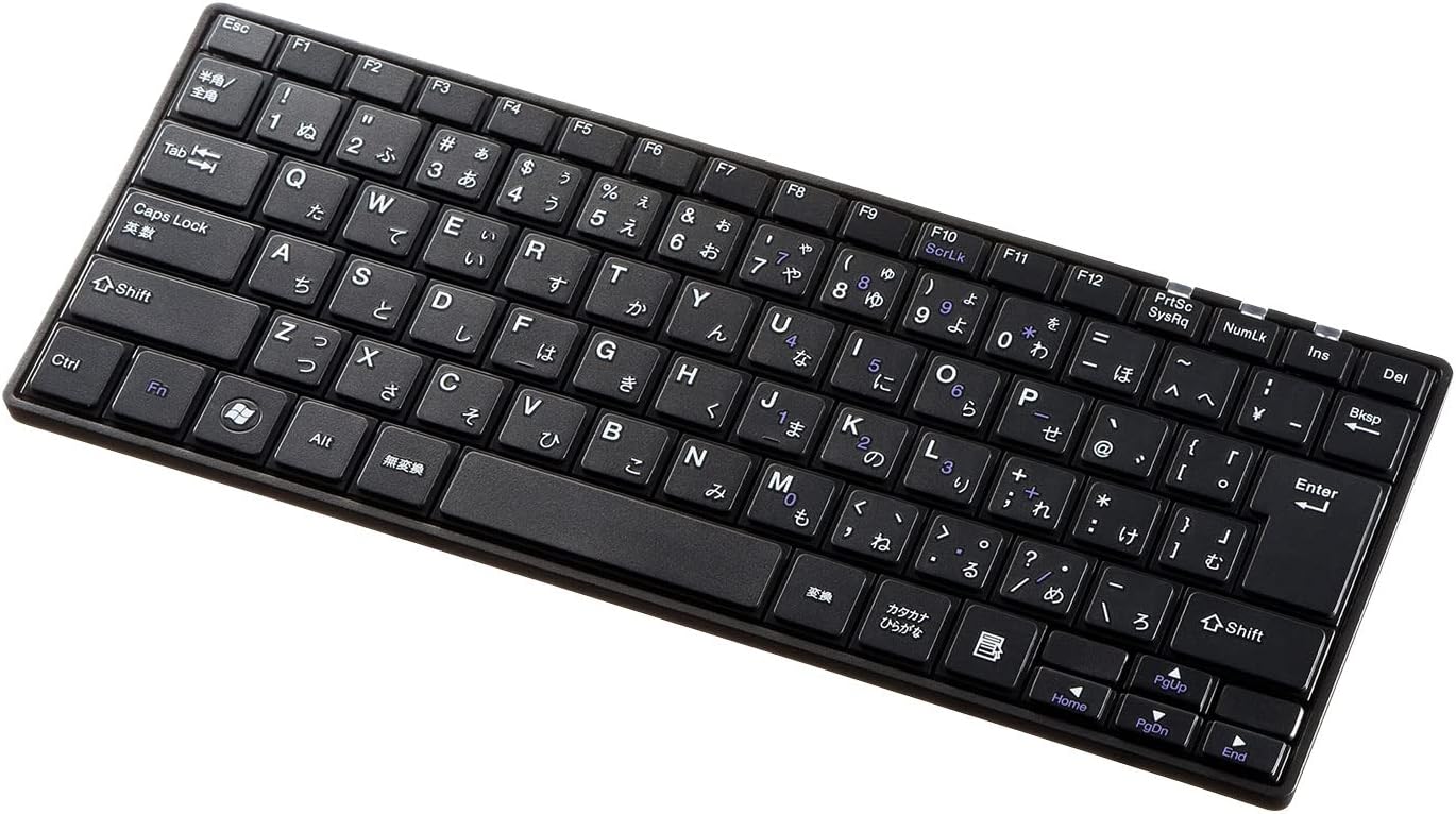 サンワサプライ Bluetoothスリムキーボード テンキーなし ブラック SKB-BT23BKN