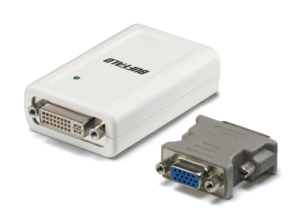 BUFFALO USB2.0用 ディスプレイ増設アダプター GX-DVI/U2B