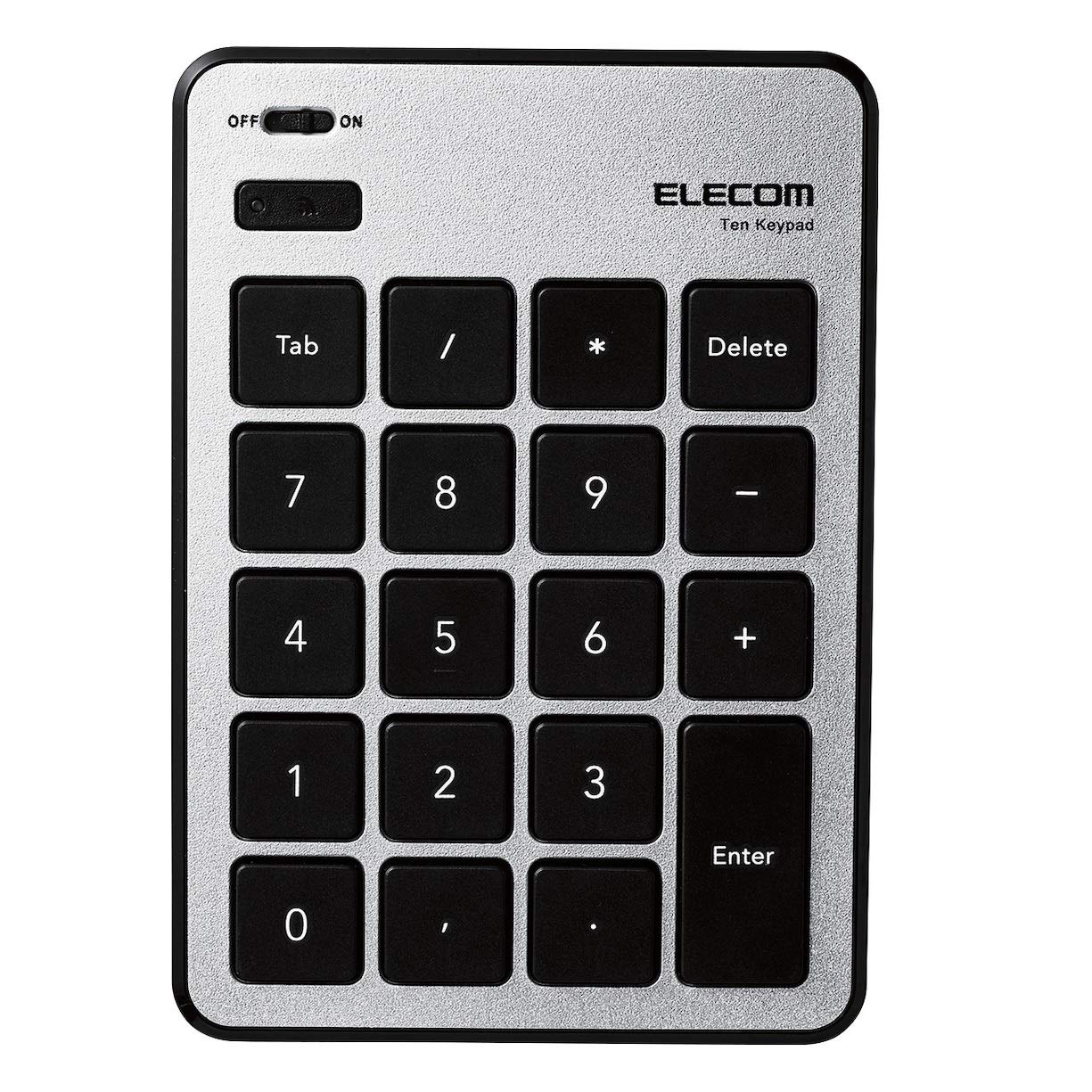 エレコム テンキー Bluetooth パンタグラフ Mac対応 薄型 シルバー TK-TBPM01SV
