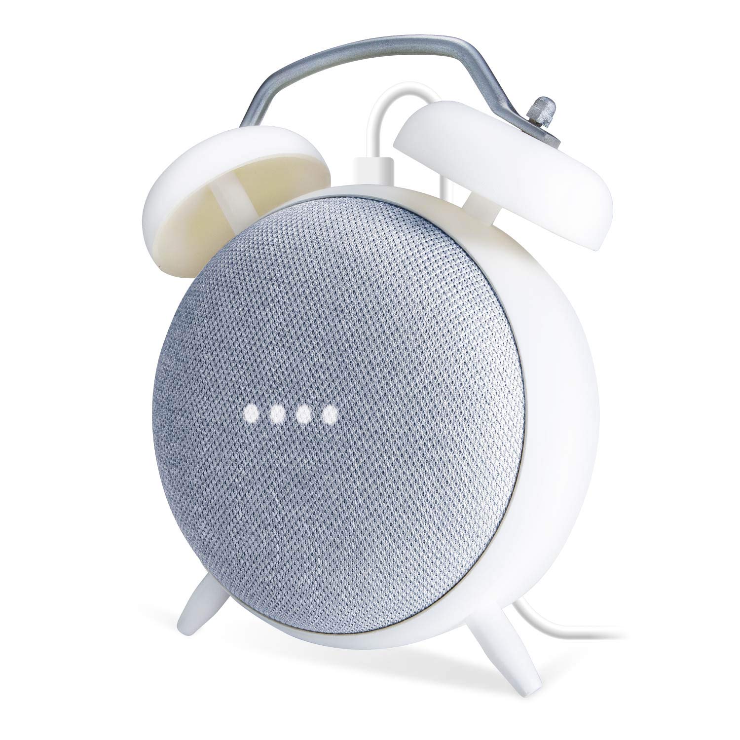 エレコム Google Home Mini 用 ClockStand クロック スタンド ホワイト AIS-GHMCLWH