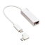 쥳 ͭLANץ USB-C  б USB3.1 Type-C Lͥ ۥ磻 EDC-GUC3L-W