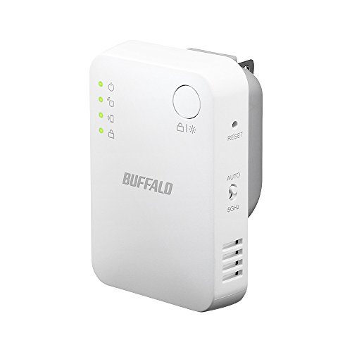 BUFFALO WiFi 無線LAN中継機 WEX-1166DHPS/N 11ac/n/a/g/b 866+300Mbps ハイパワー コンパクトモデル 簡易パッケージ 日本メーカーiPhone13/12/11/iPhone SE(第二世代) メーカー動作確認済み