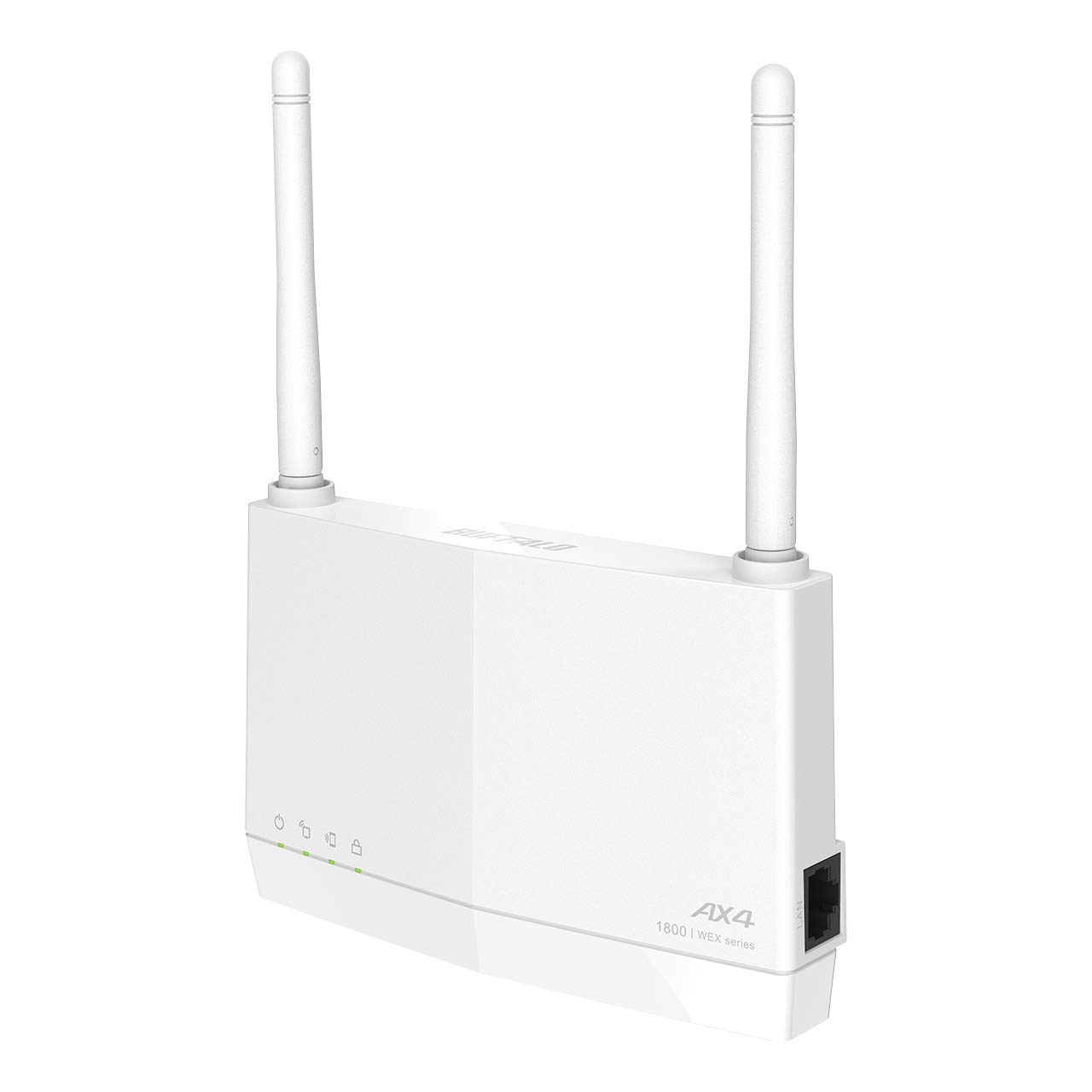 バッファロー 無線LAN 中継機 Wi-Fi6 11ax / 11ac 1201 573Mbps Easy Mesh 対応 コンセント直挿し/据え置き可能 日本メーカー ドコモ5Gホームルーター/ iPhone14 / 13 / SE(第二世代) / Nintendo Switch メーカー動作確認済み エコパッケージ WEX-1800AX4EA/N