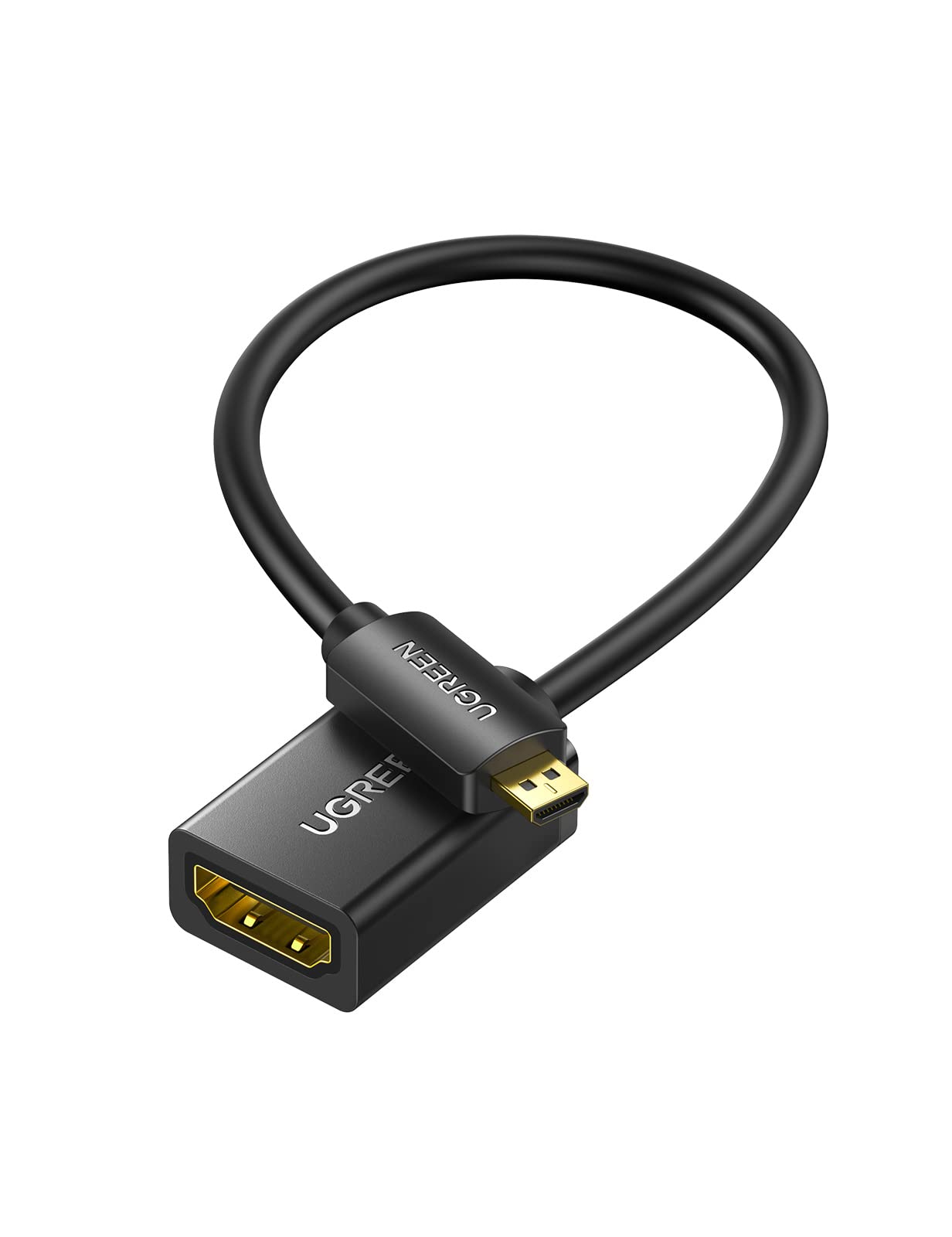 UGREEN Micro HDMIĹ֥ Micro HDMI to HDMIѴץ 4K 3D HDMI Type D Go...