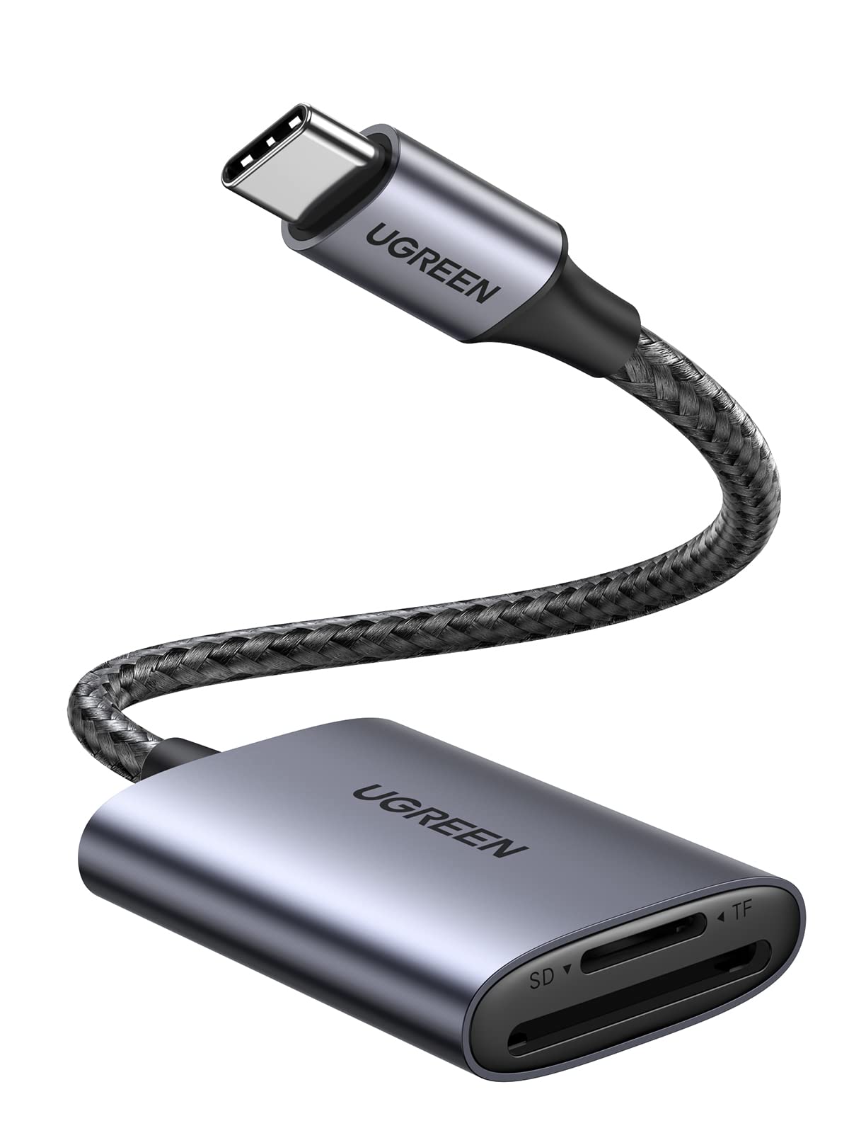 UGREEN USB-C ɥ꡼ SD MicroSD 2祫Ʊɼ ߹ Ǯɤ C OTGǽ Andr...