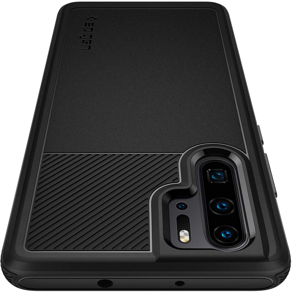 Spigen HUAWEI P30 Pro ケース [ HW-02L ] 対応 TPU 米軍MIL規格取得 耐衝撃 衝撃吸収 ラギッド・アーマー L37CS25725 (マット・ブラック)