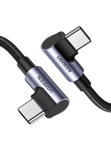 UGREEN L USB C֥PD 100W/5A® 0.5MʥԤ usb-c c ֥MacBook Pro/AirMatebookiPad Pro 2020ChromebookPixel 4 XL Galaxy S20 S10 Note 10ʤб