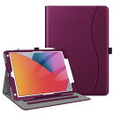 Fintie iPad 10.2 ケース iPad 第9 / 8 / 7世代 ケース 2021 2020 2019 保護カバー 2つ折スタンド マルチ視角 オートスリープ機能付き 傷つけ防止 PU合成レザー iPad 10.2インチ(2021/2020/2019) (モデル番号A2197、A2198、 A2200)(パープル)
