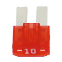 エーモン(amon)販売ルート限定品 マイクロ2ヒューズ 10A (約9×15×4mm) 10個入り 7603