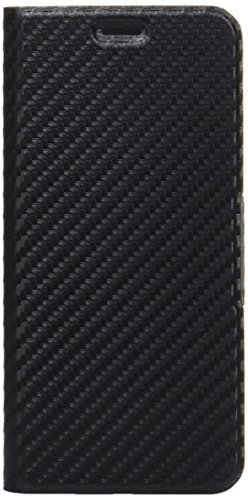 エレコム Galaxy S9/ソフトレザーカバー/薄型/磁石付/カーボン調ブラック