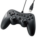 エレコム ゲームパッド 有線 Xinput PS系配置 連射 スティックモード切替 軽量 ブラック JC-GP20SBK