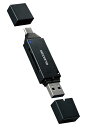 GR J[h[_[ USB Type-CUSB-AΉ }^Cv SDHC SD{microSD USB 5Gbps ubN MR3C-D207BK/EC