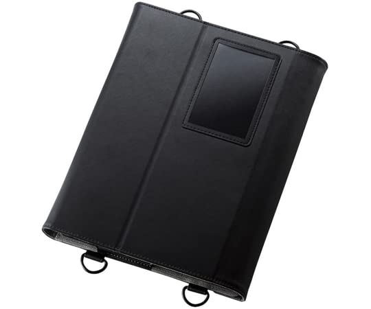 エレコム dynabook K50 K60対応 ソフトレザーケース 手帳型 ショルダーベルト付 キーボード対応 ブラッ..